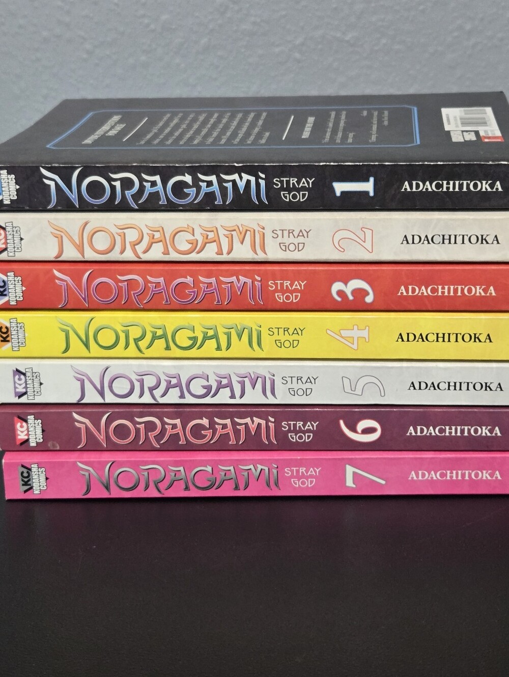 Noragami Stray God by Adachitoka Vol 1-7 English Manga Book Set Kodansha